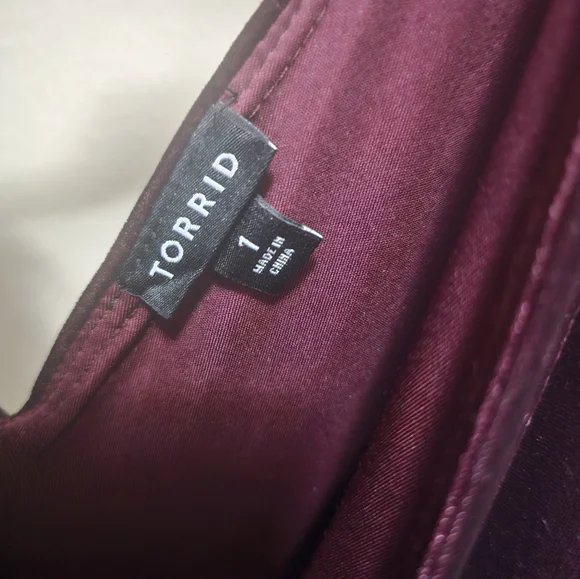 Torrid Velvet Maxi Dress - Picture 3 of 5